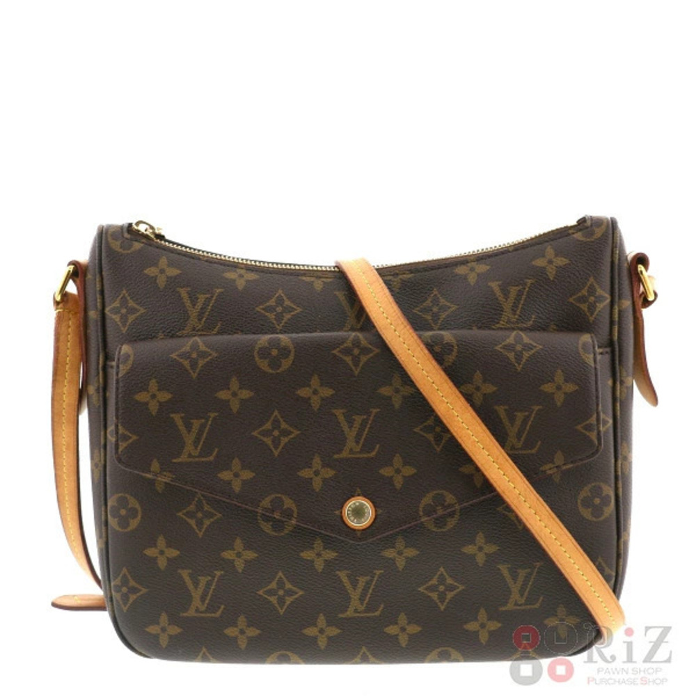 LOUIS VUITTON Mabillon Bag Shoulder Messenger Monogram Brown